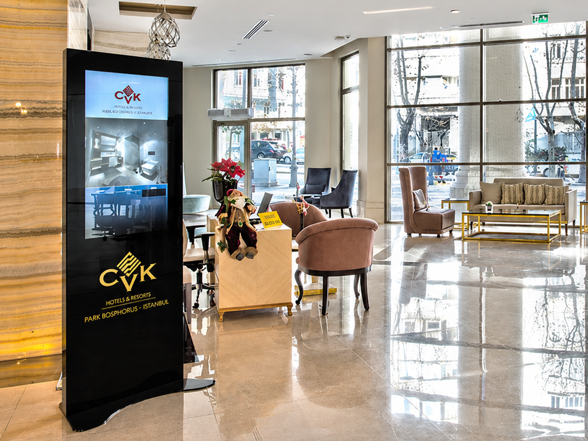 CVK Taksim Hotel Totem Ekran Projesi