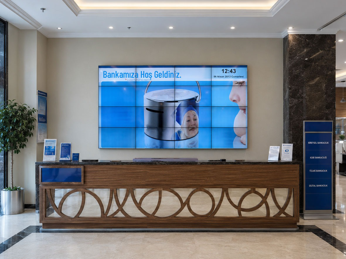 Kamu Bankası Videowall Projesi