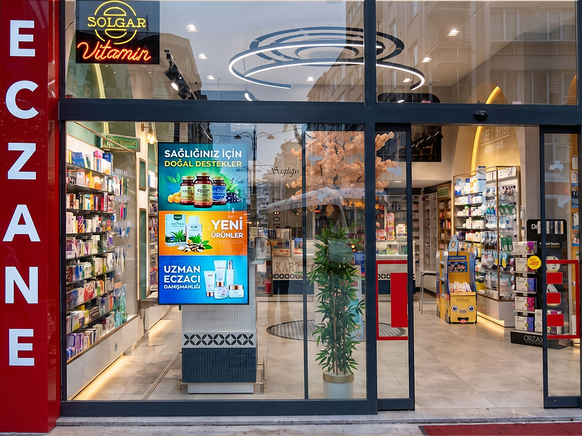 Indoor Vitrin Digital Signage