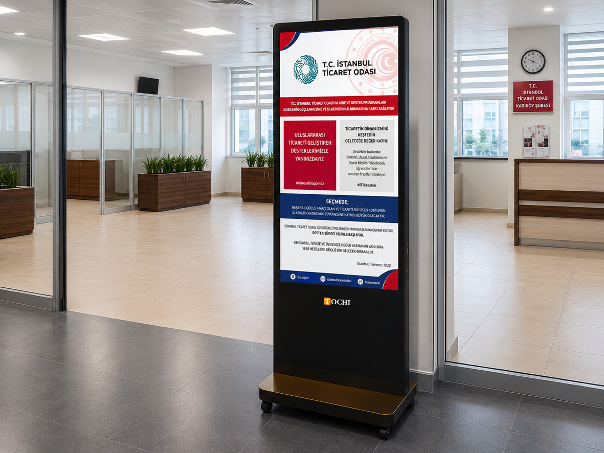 İstanbul Ticaret Odası Totem Ekran Projesi