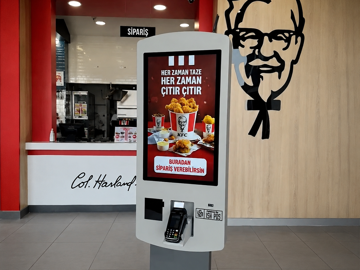 Uluslararası Fast Food Zinciri Ödeme Kiosk Projesi