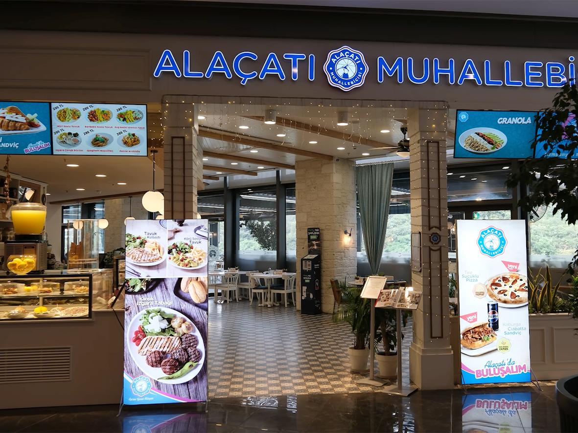 Muhallebici Zinciri Menuboard Projesi