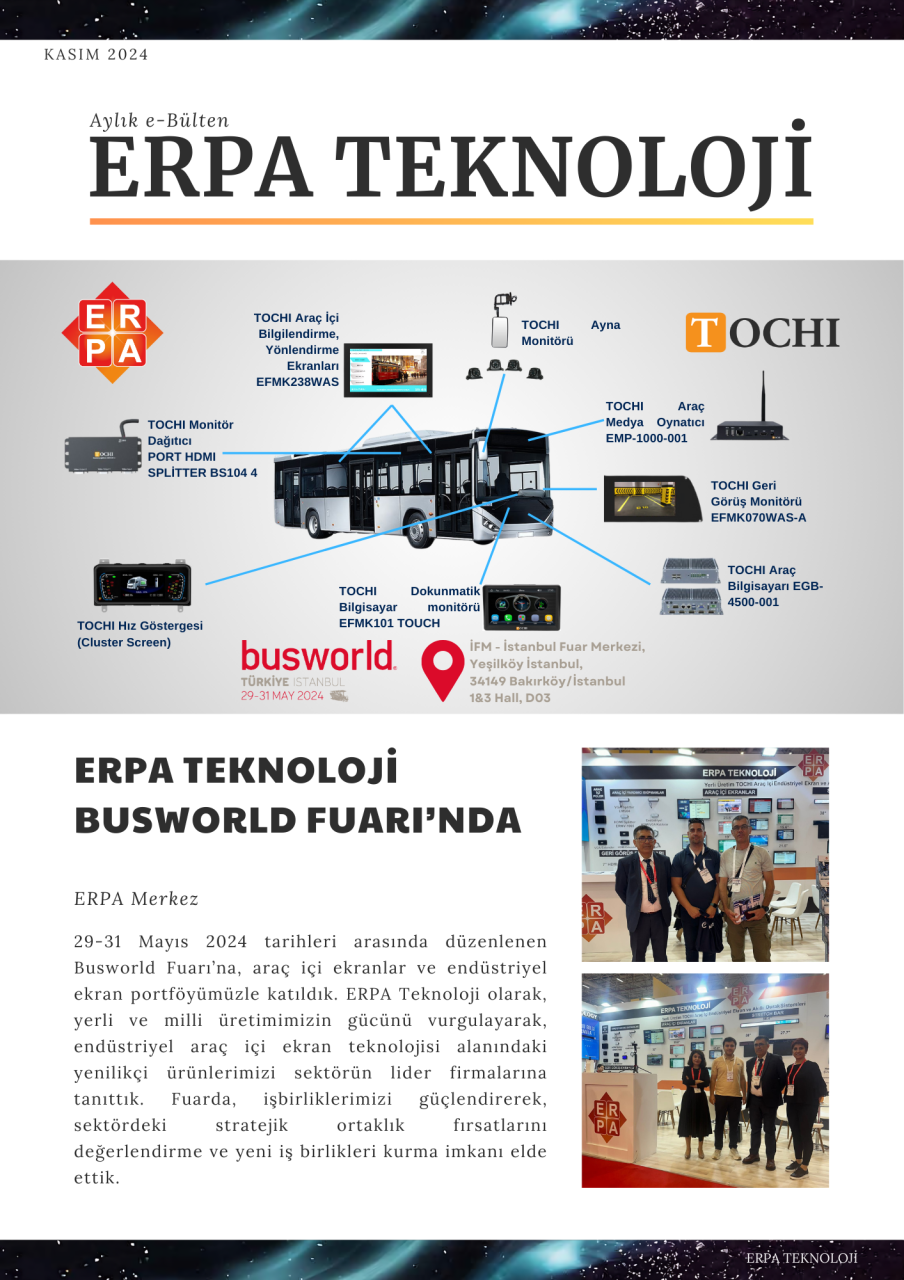 Erpa Teknoloji BUSWORLD FUARI’NDA