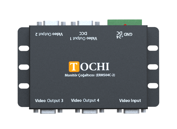 4'LÜ MONİTÖR ÇOĞALTICI 9-36 VDC GİRİŞLİ EMS04 VGA