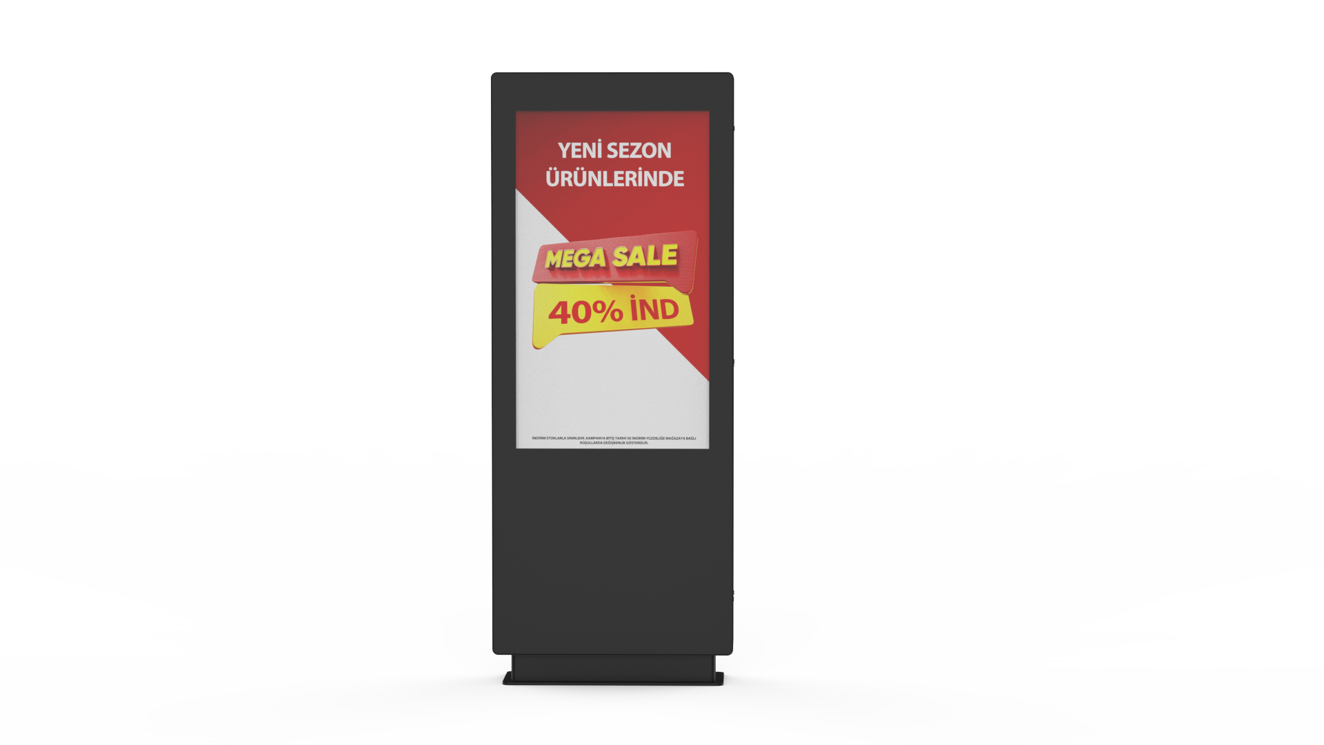 55'' Çift Taraflı Outdoor Totem