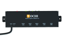 4'LÜ MONİTÖR ÇOĞALTICISI 9-36 VDC GİRİŞLİ KABLO KİLİT KORUMALI EMS04