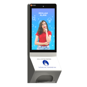 Akıllı Hijyen Noktası Digital Signage ve Dezenfektan