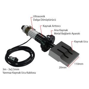 Dijital Ultrasonik Kaynak Makinesi - Ultrasonik Jeneratör ERUJ-05