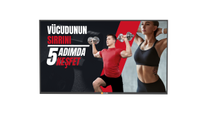 32'' Digital Signage Spor Salonu Ekranı