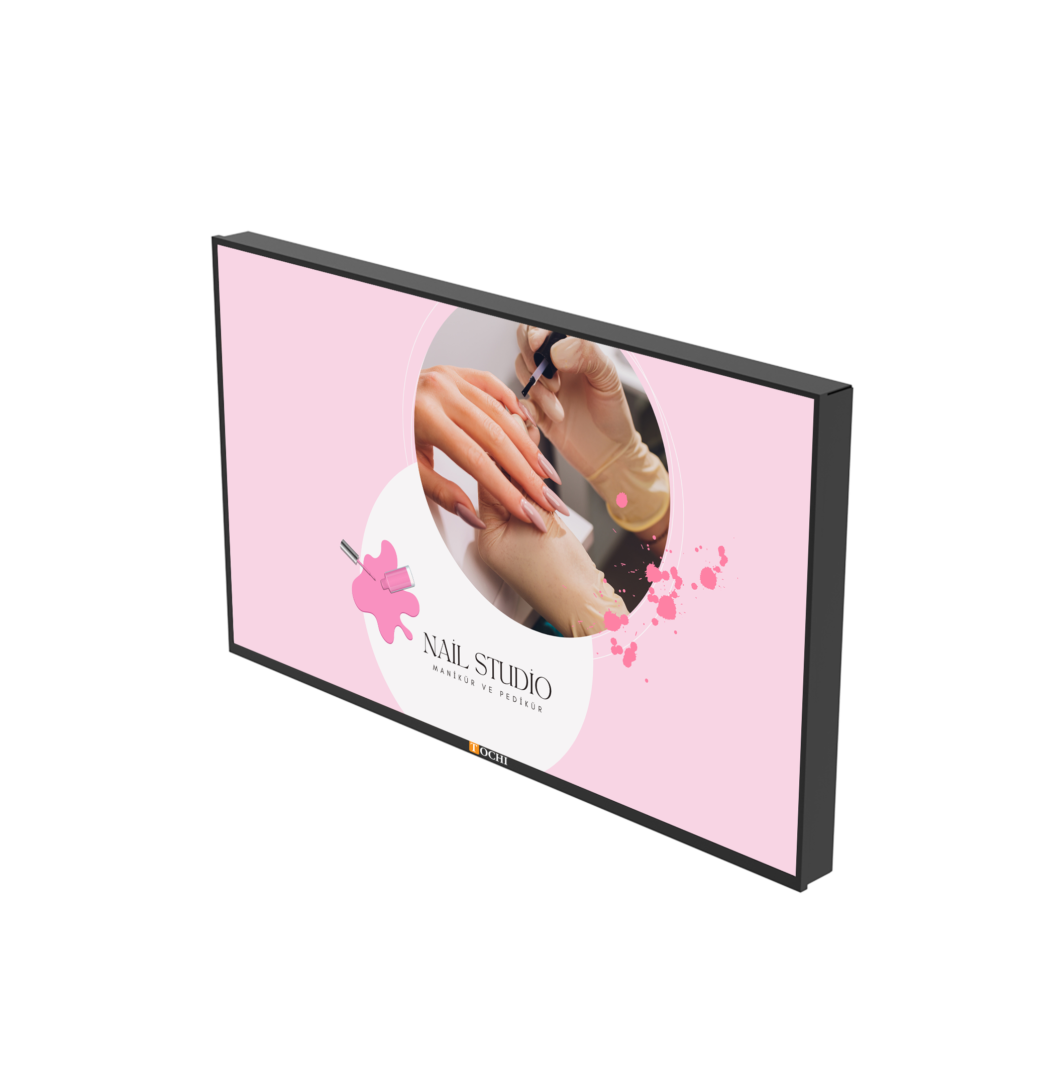 55'' Digital Signage Güzellik Salonu Ekranı