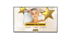 55'' Digital Signage Güzellik Salonu Ekranı