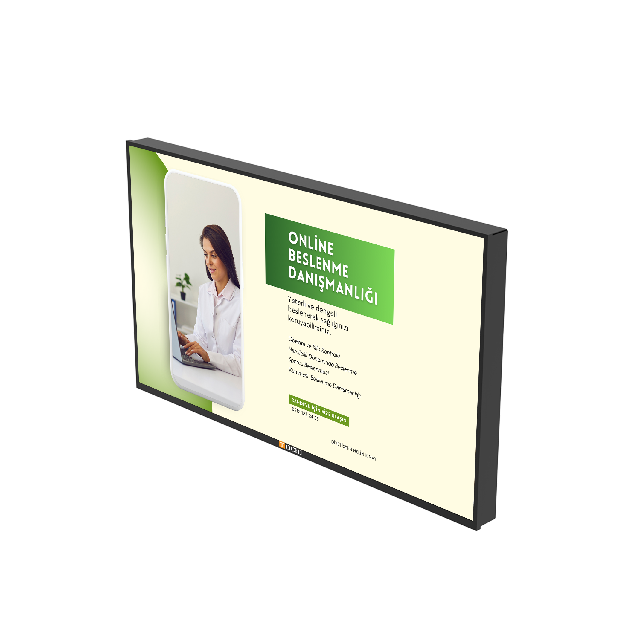 43'' Digital Signage Eczane Ekranı